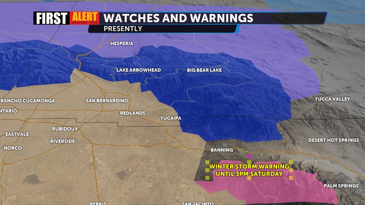 There's a blizzard warning in SoCal! 
Wintry weather: love it or hate it? 