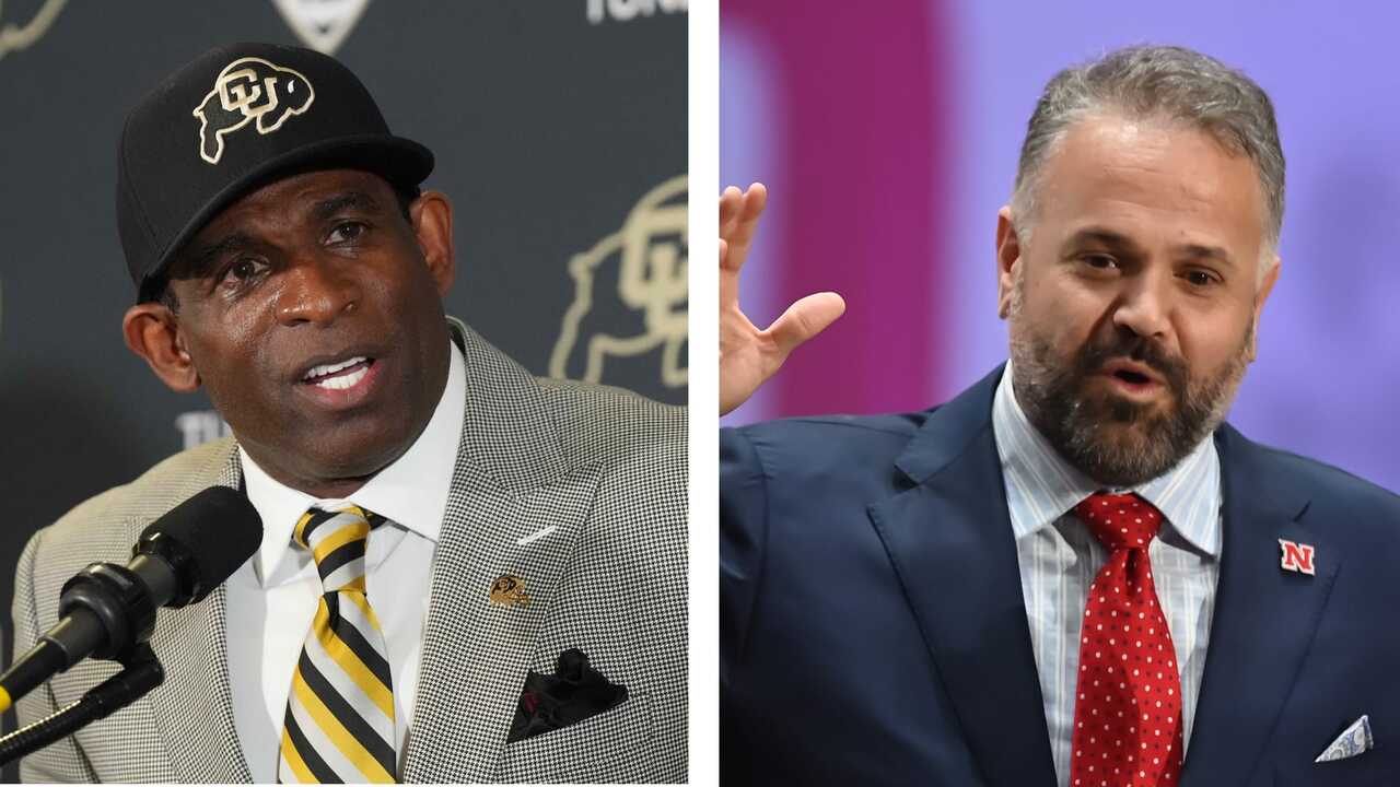 Who will have more wins in his first season at his new school, Deion Sanders or Matt Rhule?