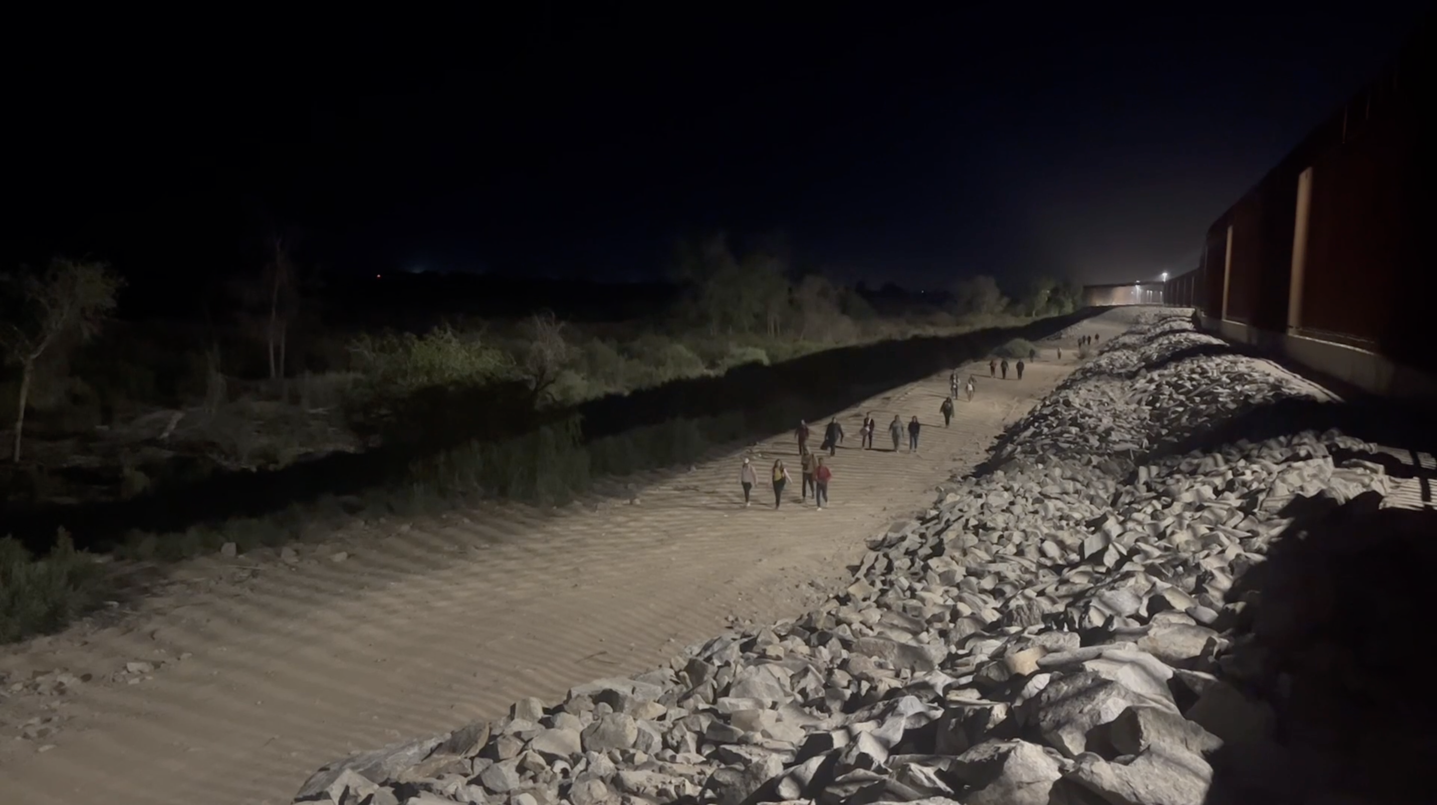 Do you think the border gaps in Yuma will be filled in by tomorrow?