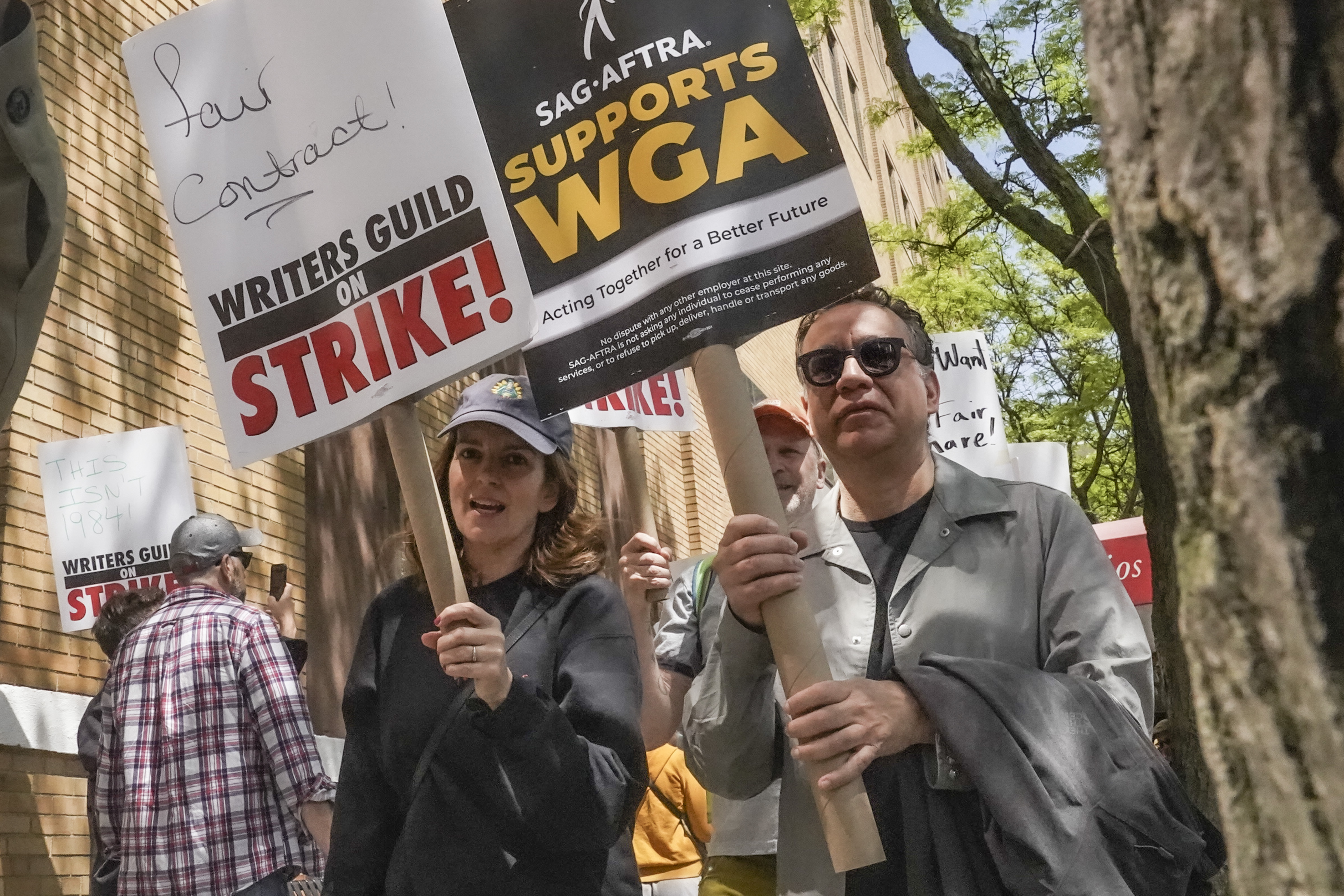 Who do you think will cave first and accept a deal to end the writers/actors strike? 