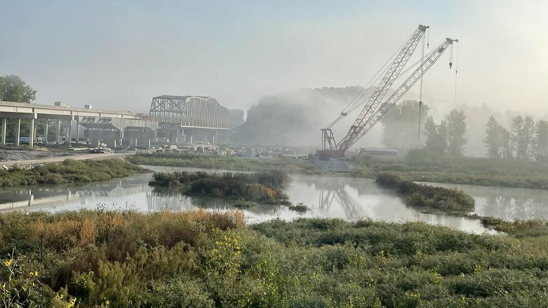 Have you seen the Missouri River I-70 bridge demolition?