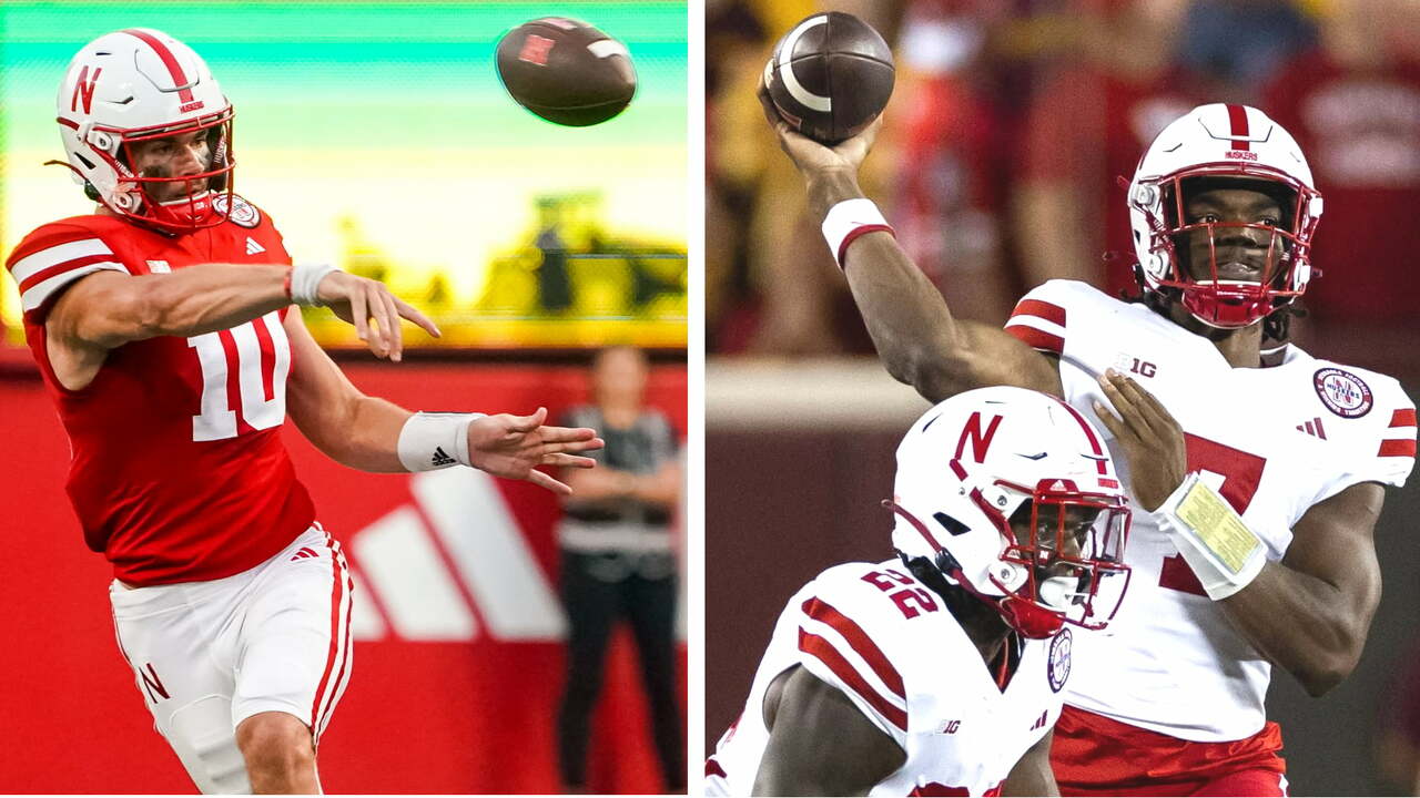 Who's the better choice at QB for Nebraska against Louisiana Tech, Heinrich Haarberg or Jeff Sims?