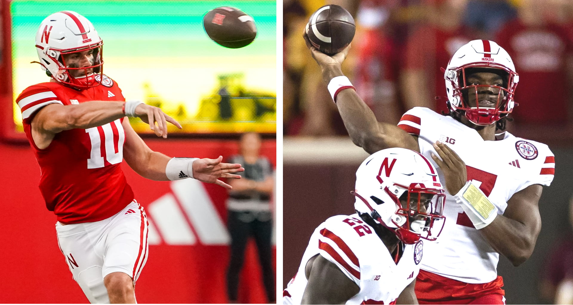 Who's the better choice at QB for Nebraska against Louisiana Tech, Heinrich Haarberg or Jeff Sims?