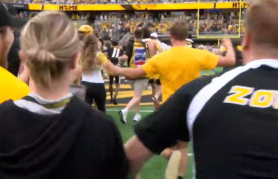 Was the Mizzou victory celebration after the K-State win worth the $100,000 fine?