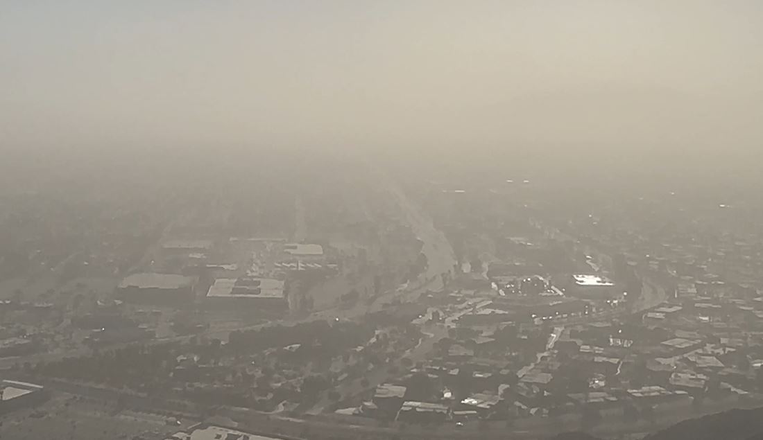 Have you changed your routine because of the dusty air? 