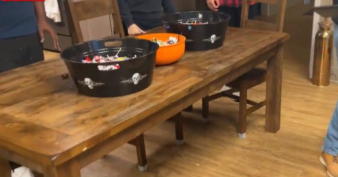 Did you have a lot of trick-or-treaters on Halloween?