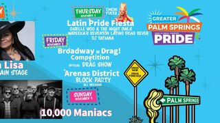 Are you attending any Palm Springs Pride events this weekend?