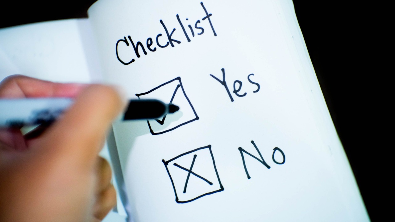 Do you have a checklist to get things done over the holidays?