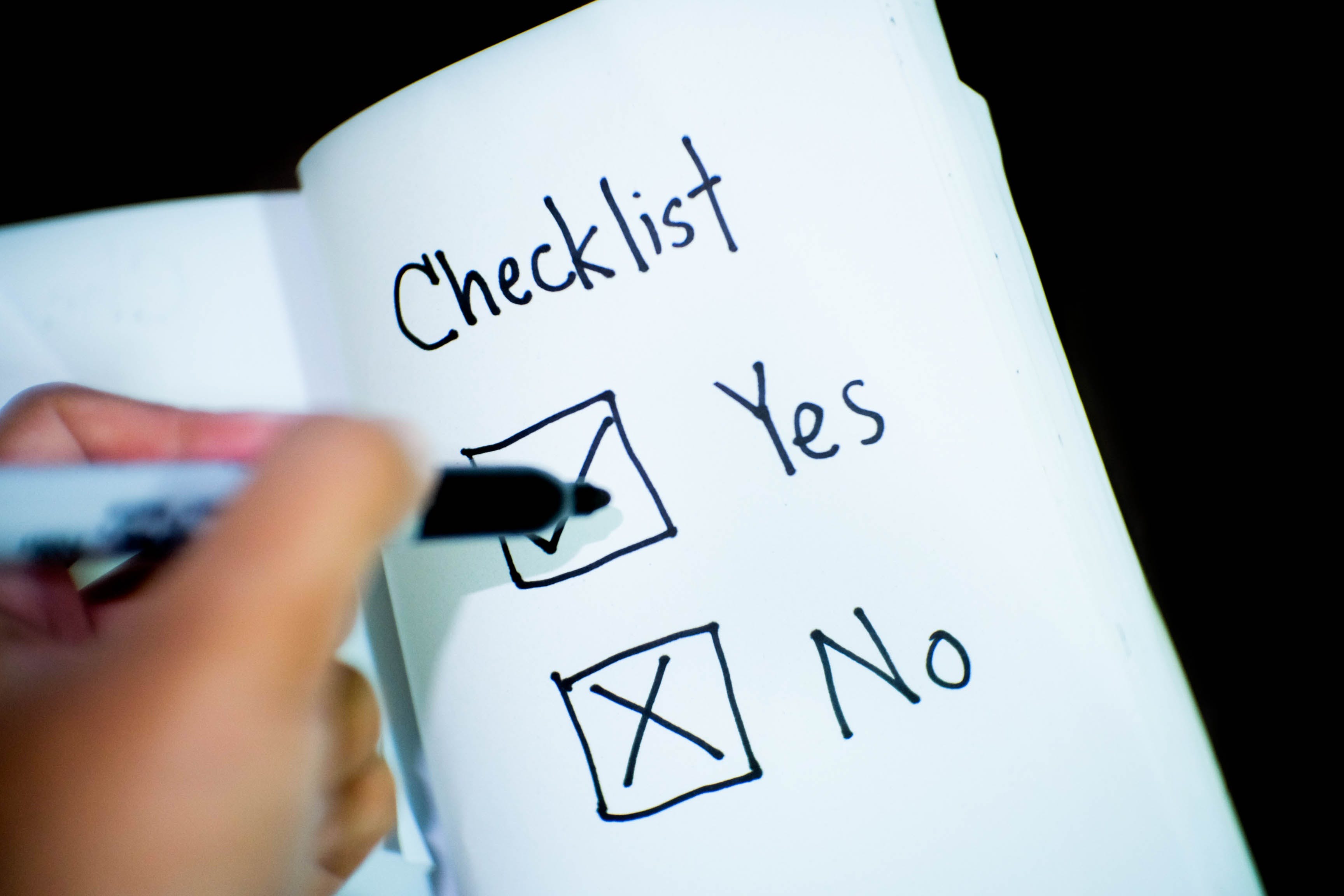 Do you have a checklist to get things done over the holidays?