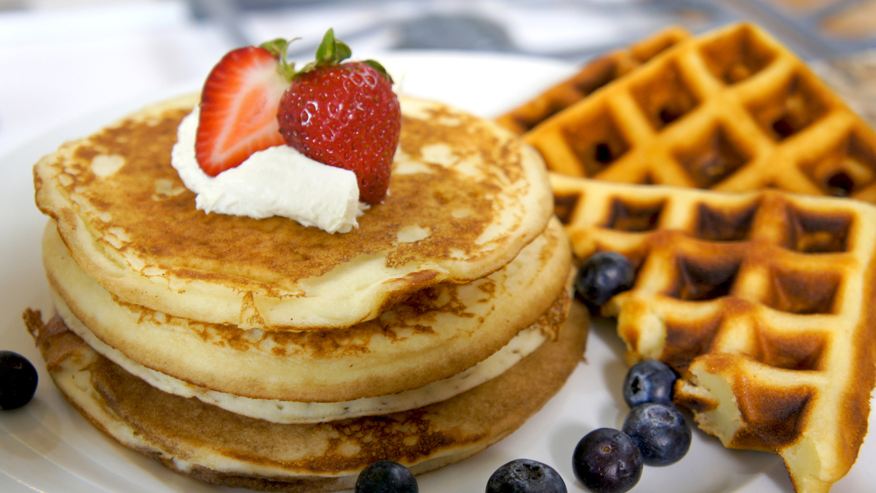 What's the better breakfast food, pancakes or waffles?