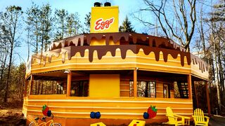 Would you stay in the Eggo House of Pancakes for three nights?