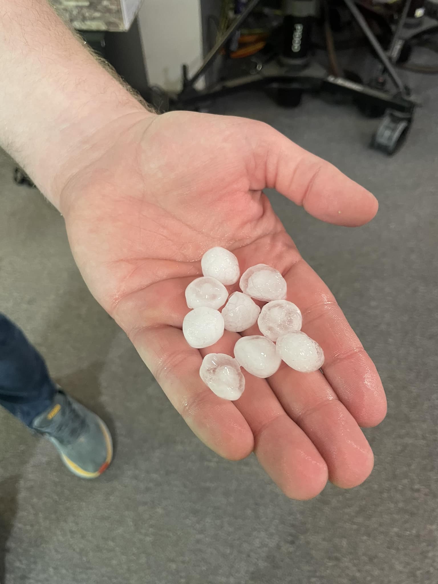Did Wednesday night's hailstorm cause any damage to your property?