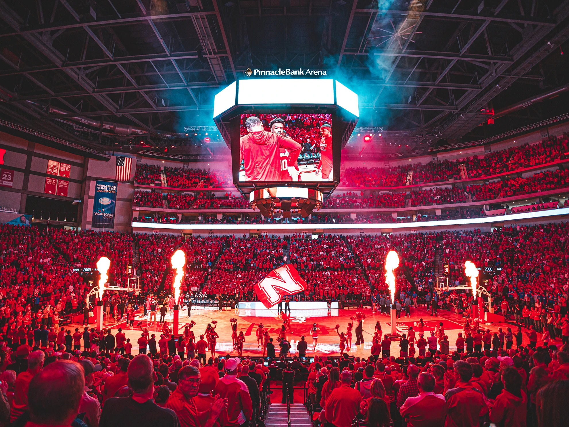 Will you miss the state of Nebraska outline on the new midcourt mark in Pinnacle Bank Arena?