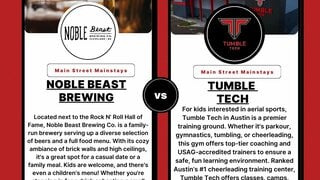 Do you prefer Noble Beast Brewing or Tumble Tech?