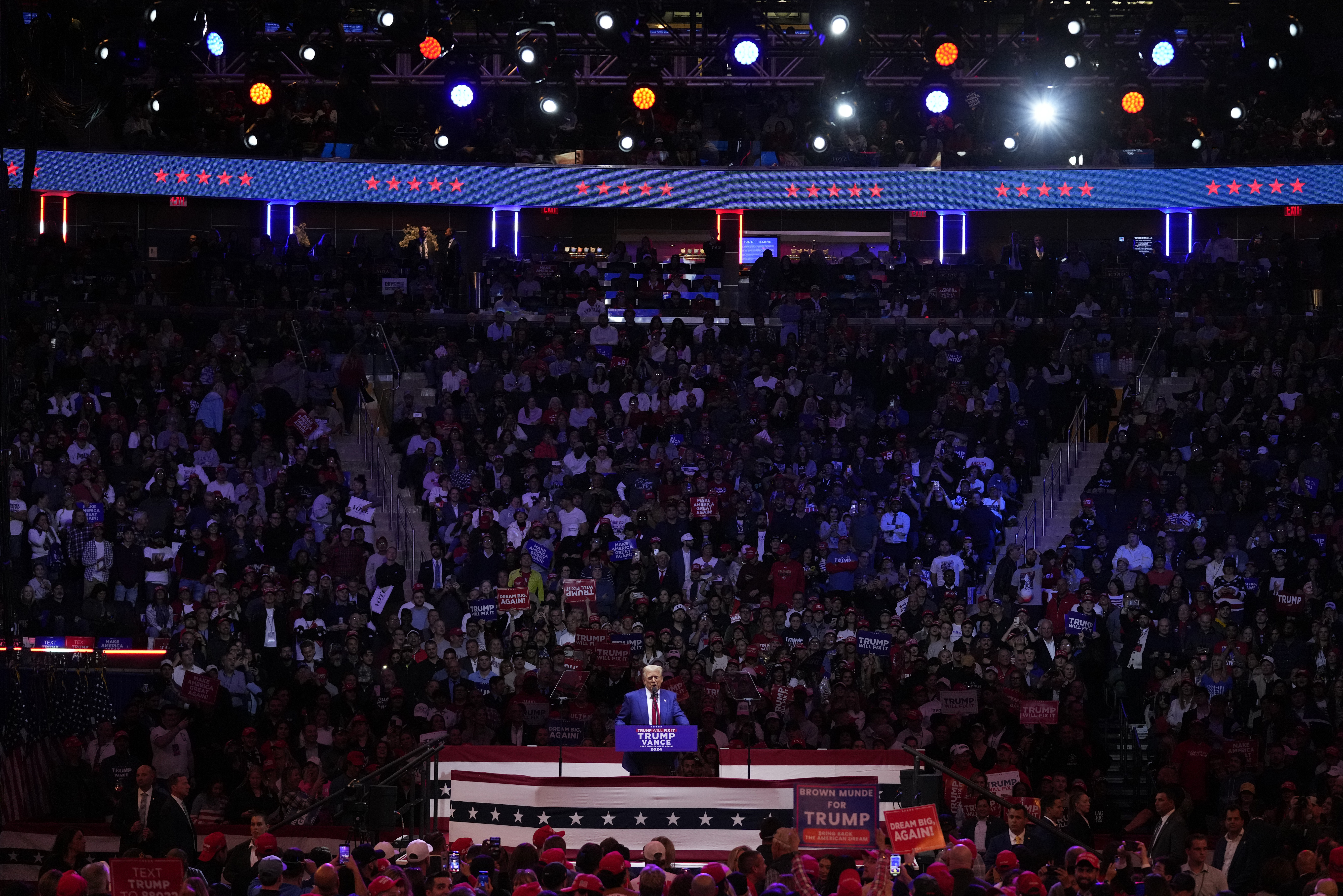 Have you seen any of former president Donald Trump's Madison Square Garden rally?