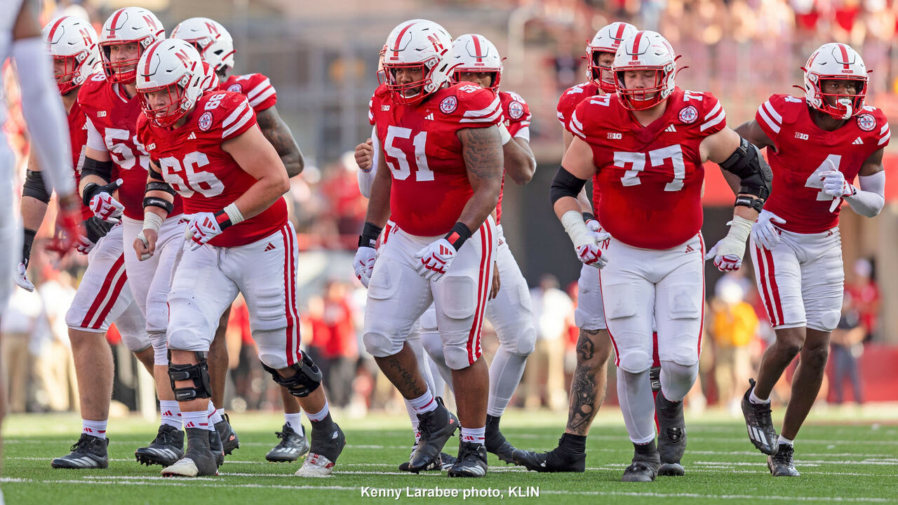 Is Nebraska's offensive line improving?