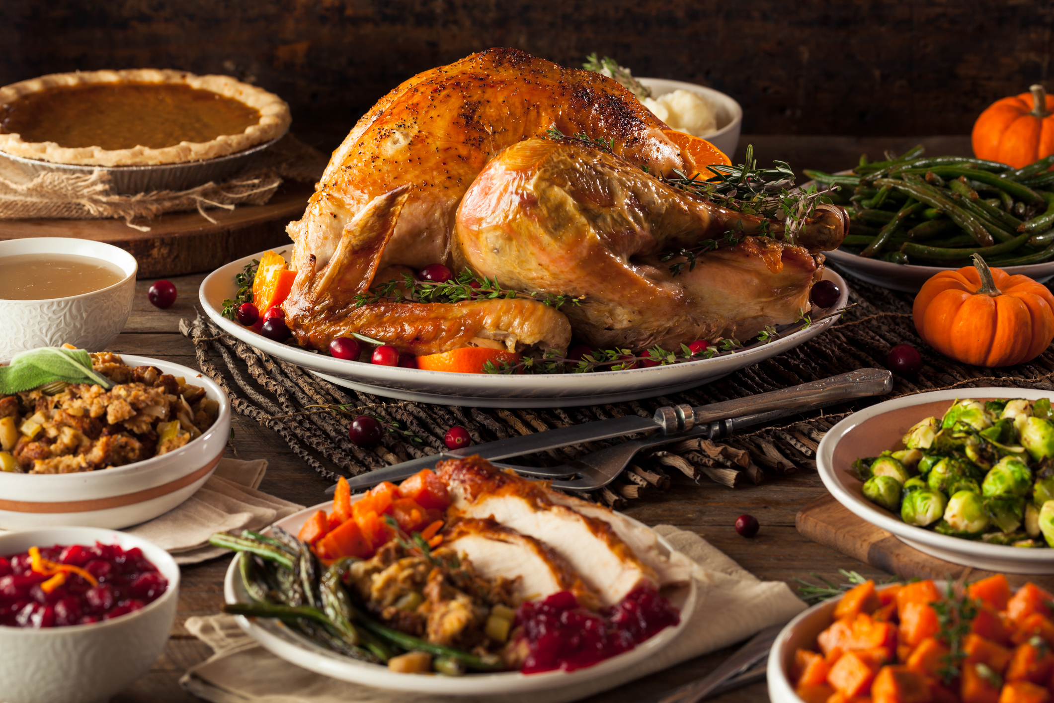 What do you look forward to more during Thanksgiving: the turkey or the sides?