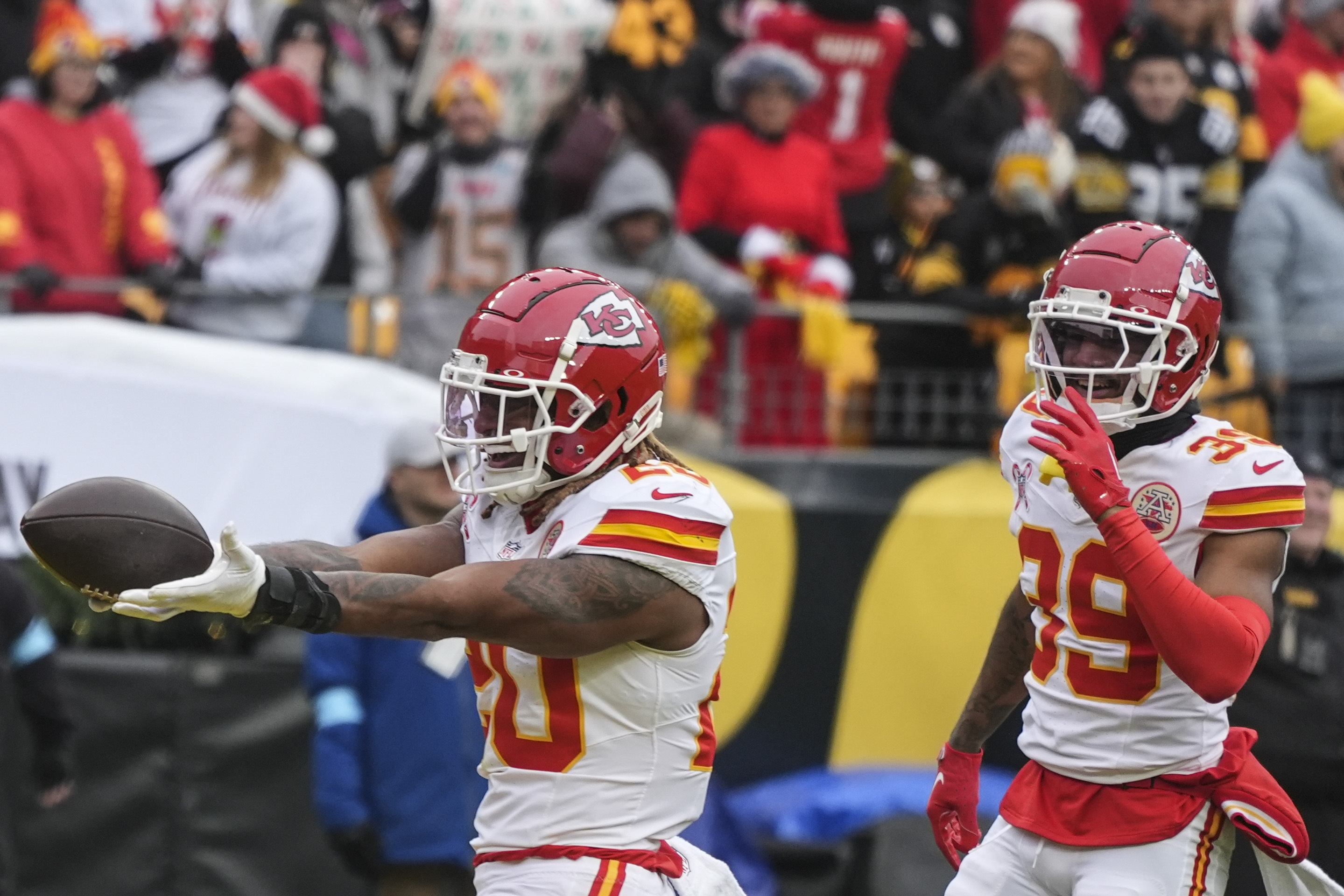 Are you relieved the Chiefs clinched the No. 1 seed in the AFC?