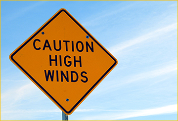 Have these high winds affected you or your home this week? 