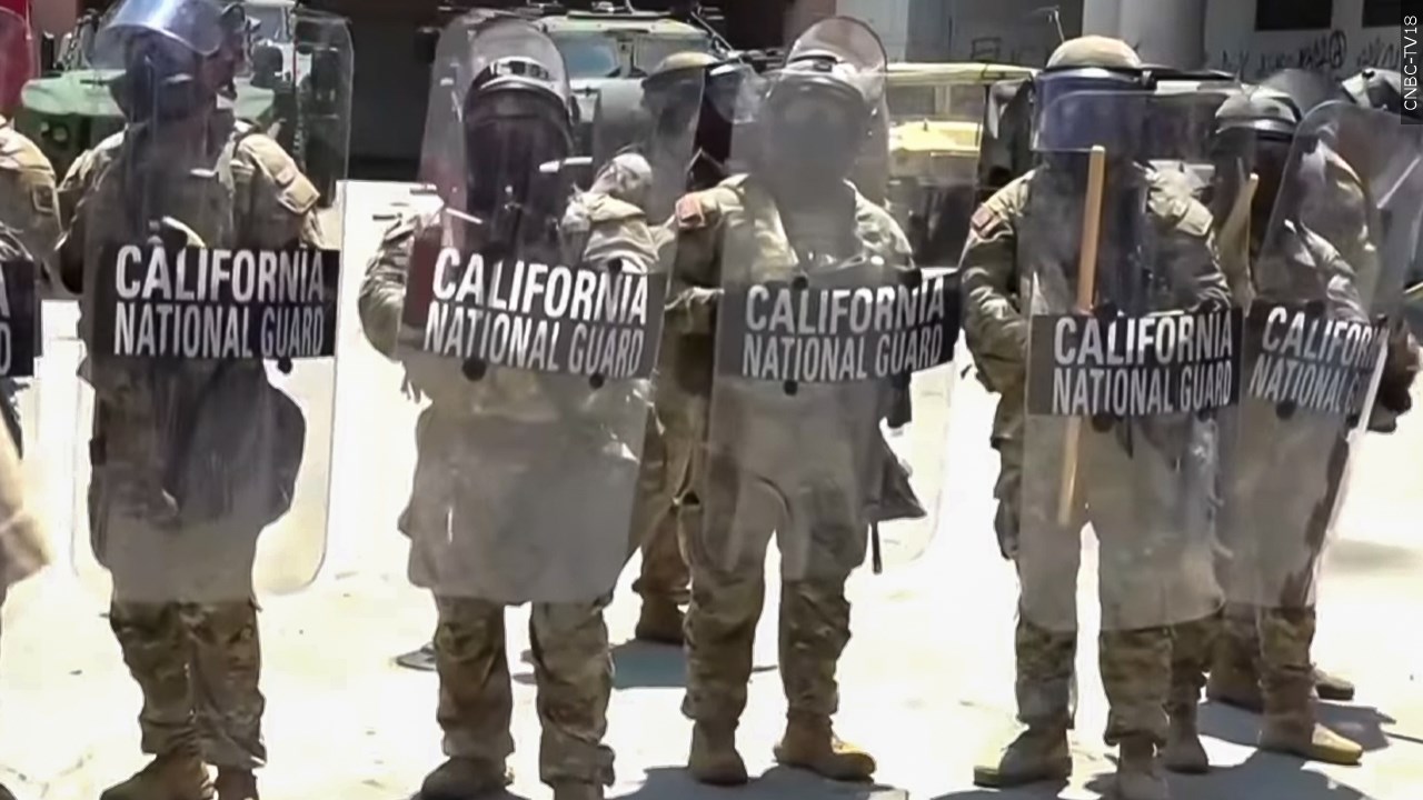Do you agree with President Trump deploying National Guard troops to L.A.?