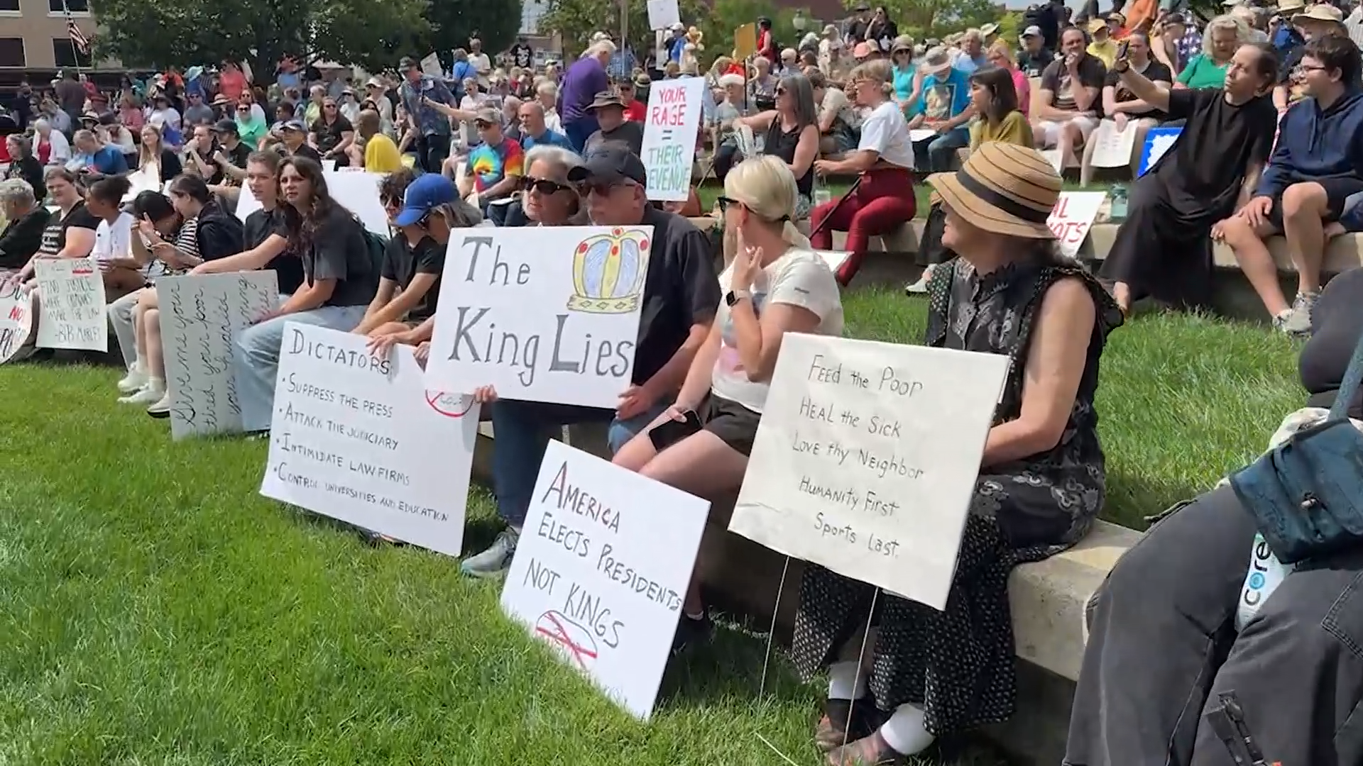 Do you agree with the "No Kings" protesters?