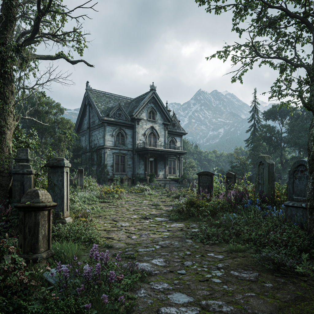 Would you rather spend a night in a haunted house or a creepy graveyard?