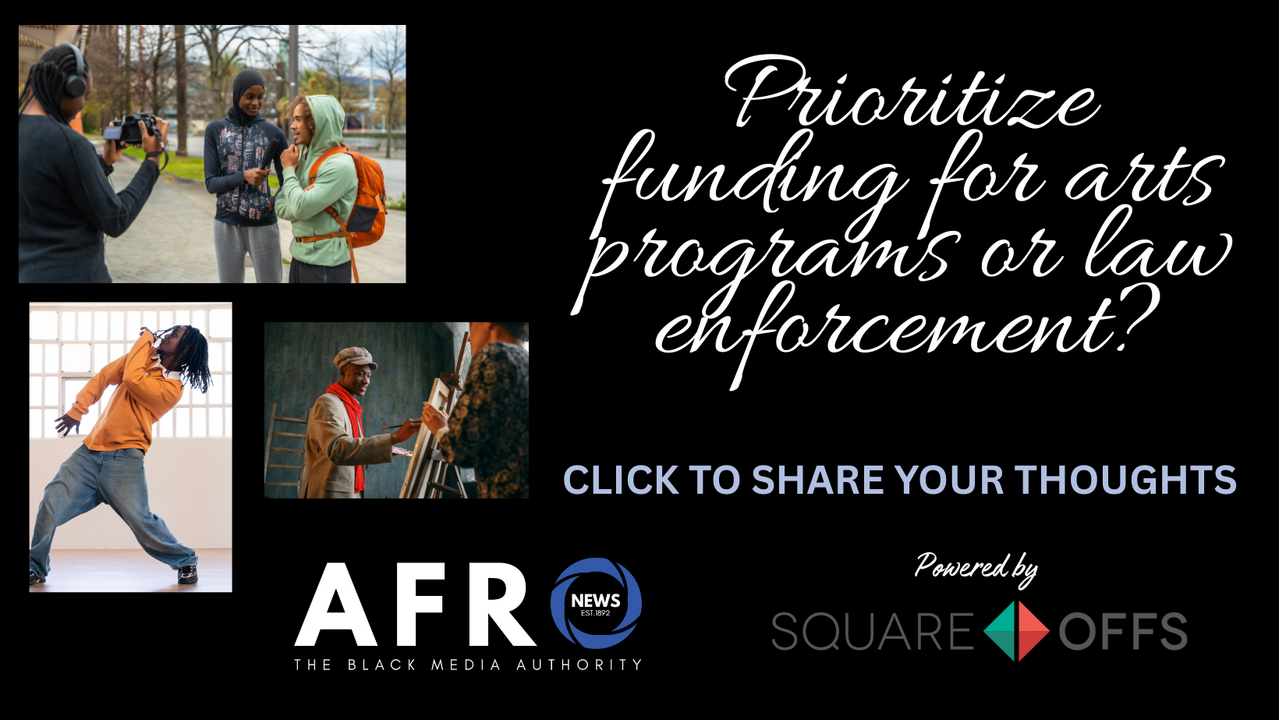 Should the city prioritize funding for youth arts programs over increasing the police budget?