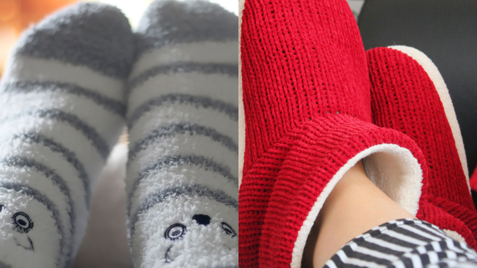 Do you prefer fuzzy socks or cozy slippers?