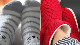Do you prefer fuzzy socks or cozy slippers?