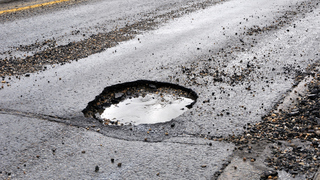Could more be done about the potholes around town?