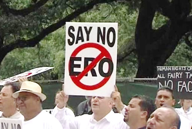What's your view on the use of language with city ordinances?  