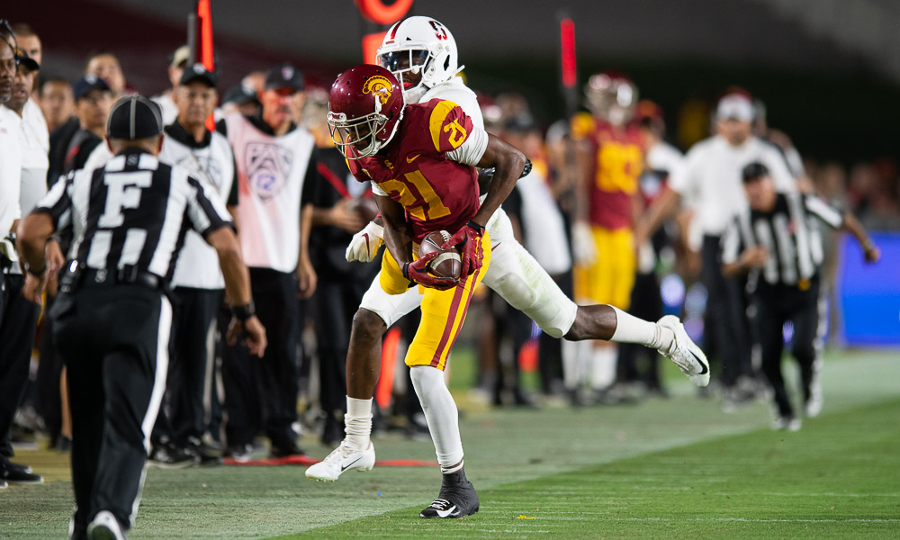 What was the USC play of the game against Stanford?