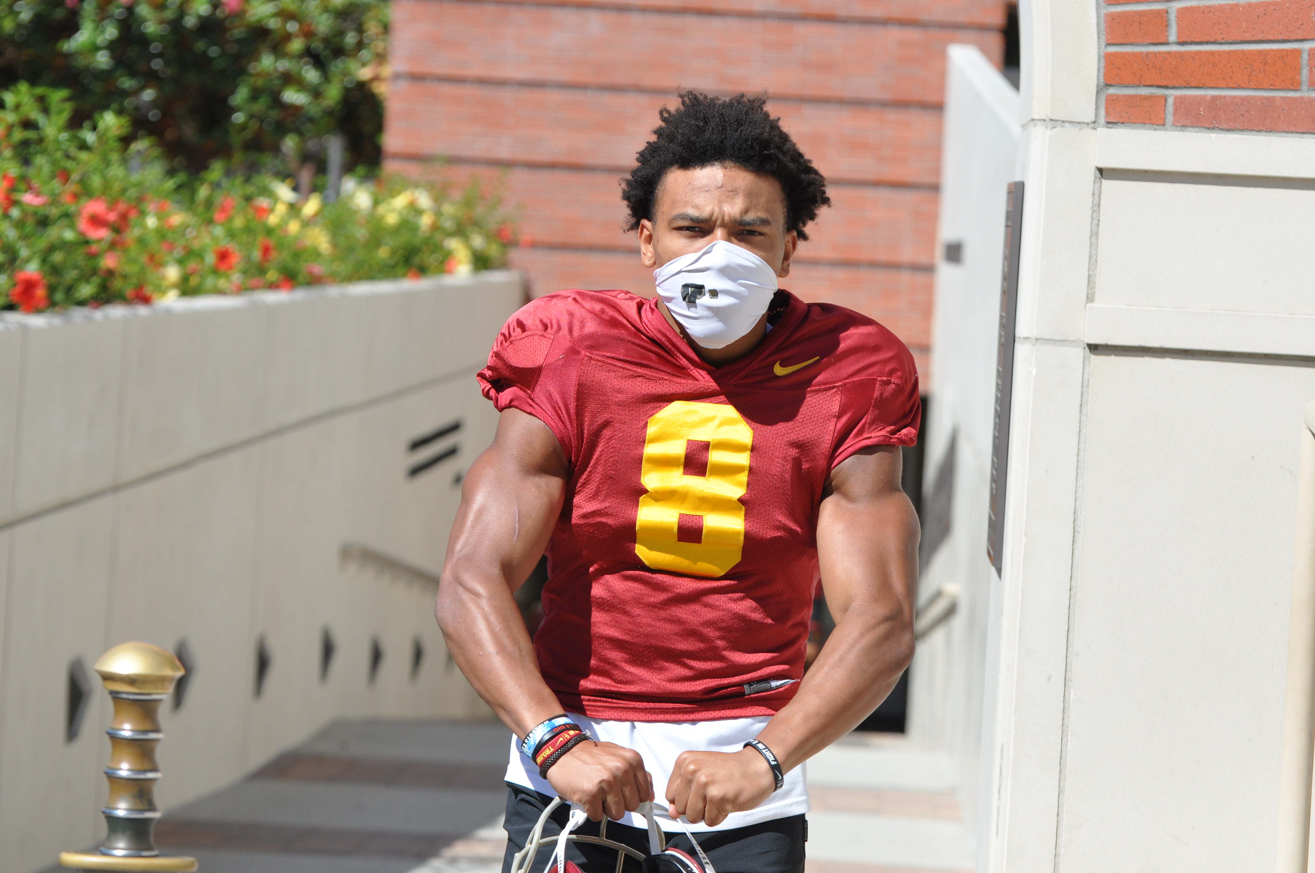 Who was the player of the game against Notre Dame?