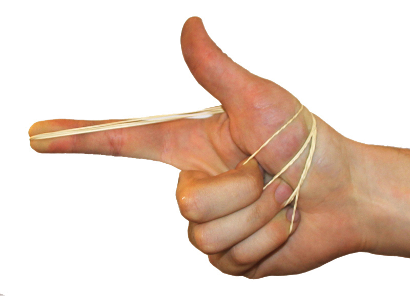 How did you win rubber band wars?