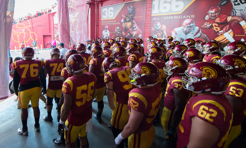 When should the USC - UCLA game take place?