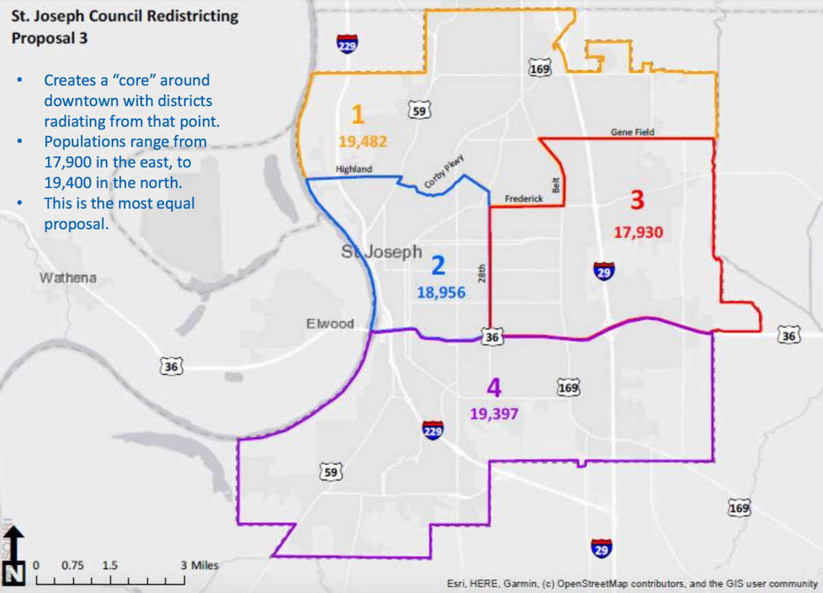 What kind of City Council districts do you prefer in St. Joseph?