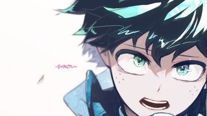 Izuku VS  Bakugo face off
