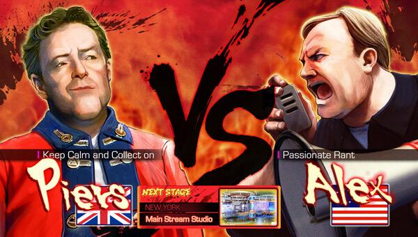 Will Piers Morgan accept Alex Jones' challenge to a boxing match?