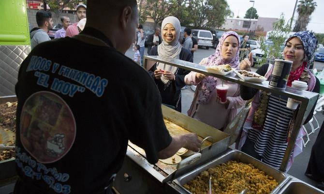 Can taco trucks at mosques help heal racial discrimination?