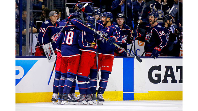 Who will win Game 4 between the Blue Jackets and  Capitals?