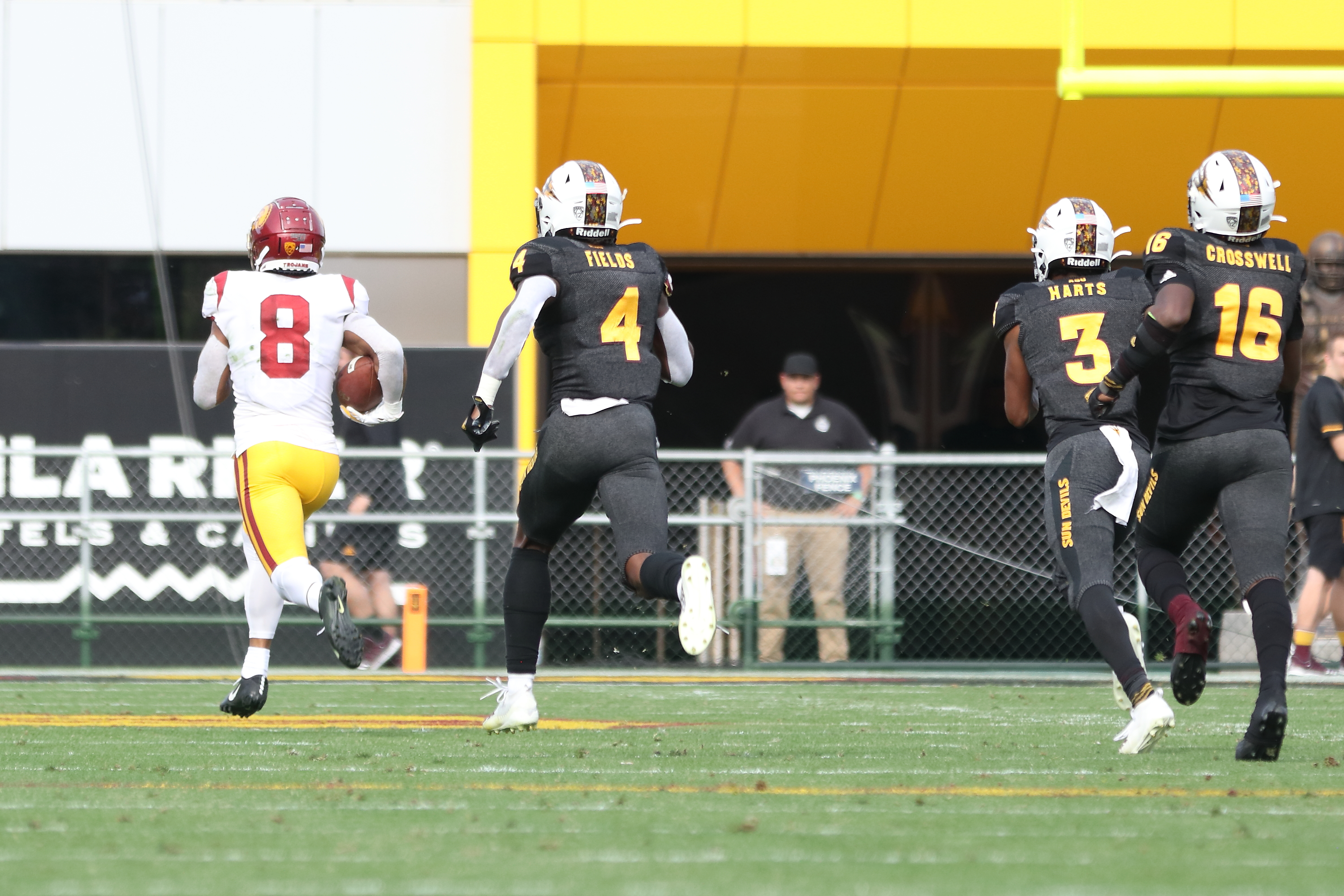 What was the play of the game in USC's win over ASU?