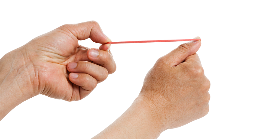 How did you win rubber band wars?