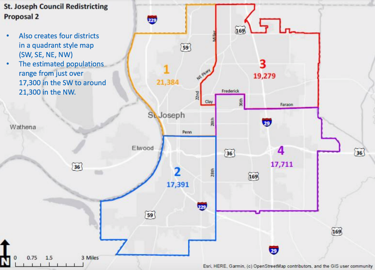 What kind of City Council districts do you prefer in St. Joseph?