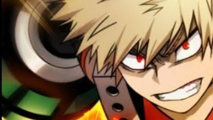 Izuku VS  Bakugo face off
