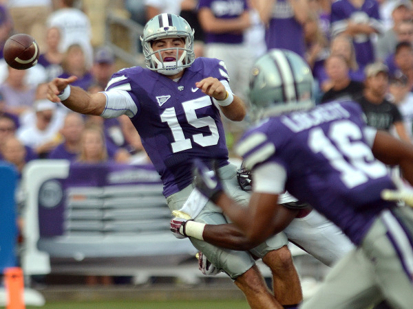 Who should K-State start at quarterback against Texas?