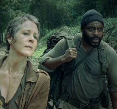 Who can save Rick and the gang from the train car in Terminus?