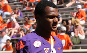 How many snaps will DeShaun Watson get against Georgia?